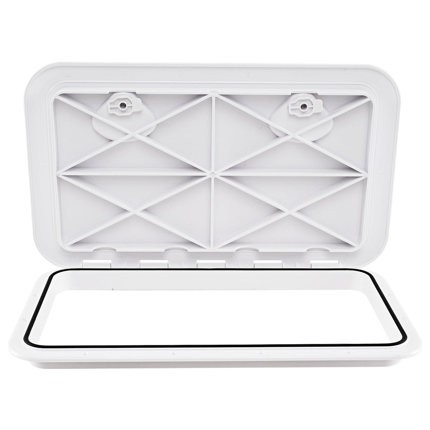 61 x 35CM Boat Hatch with 180° Lid Hinge and Non-Slip Surface