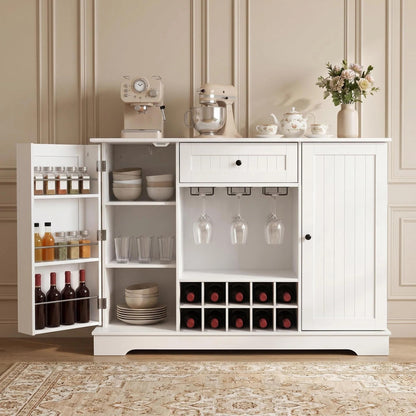 Sideboard Cabinet 120 CM Kitchen Storage Cabinet with Door Shelves