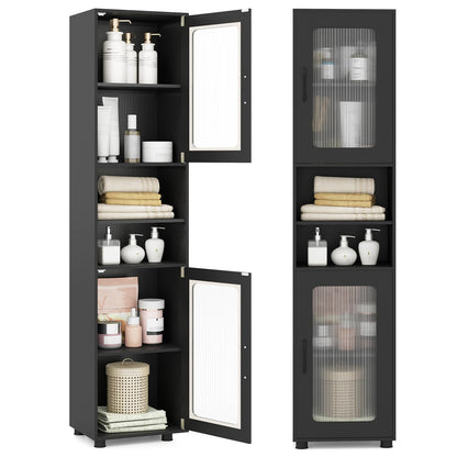 Tall Bathroom Cabinet, Freestanding Storage Cupboard