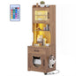 152 cm Tall Cat Litter Box Enclosure with Adjustable LED Light