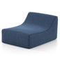 Inflatable Lounge Chair Ergonomic Blow Up Lazy Sofa with Detachable Cover and Anti-Slip Base