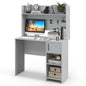 Computer Desk, Modern Writing Workstation PC Laptop Table