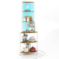 6-Tier Corner Shelf with 16 Color LED Lights