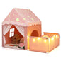 Kids Play Tent with Playpen, Padded Mat, Star Lights