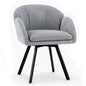 360° Swivel Accent Chair, Upholstered Chenille Armchair