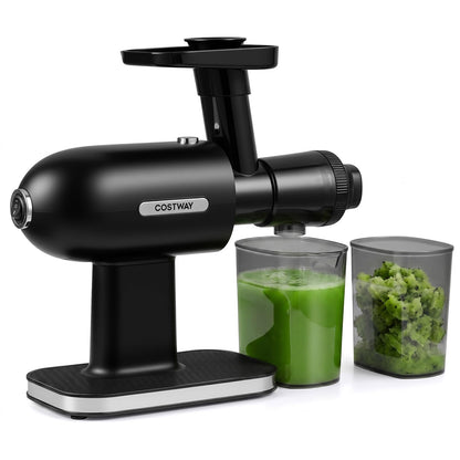 Cold Press Juicer Machine with Reverse Function, Pusher & Brush