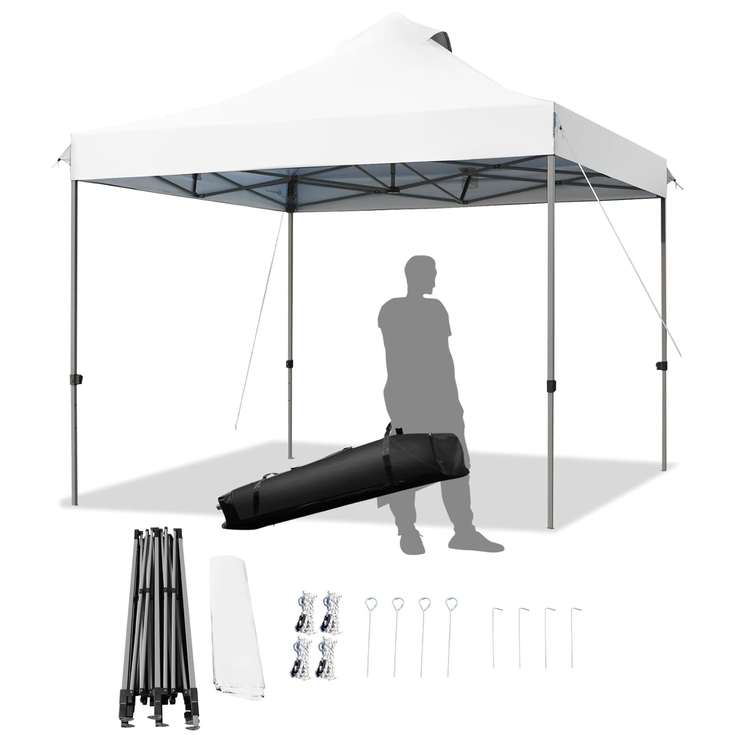 3m x 3m Pop Up Canopy Tent Commercial Instant Shelter