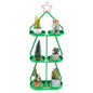 Christmas Plant Stand 3-Tier Tree-Shaped Side Table