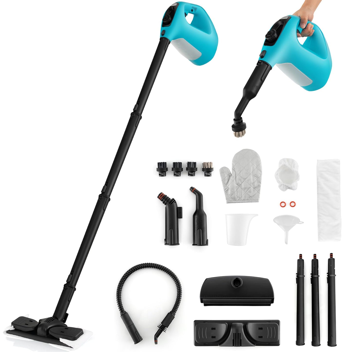 Multi-Surface Handheld Steam Cleaner with Safety Lock