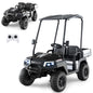 24V Kids Golf Cart 4WD 2 Seater Ride on Car with Dump Bed