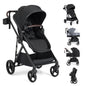 2 in 1 Baby Stroller Convertible High Landscape with Bassinet Mode Reversible Seat