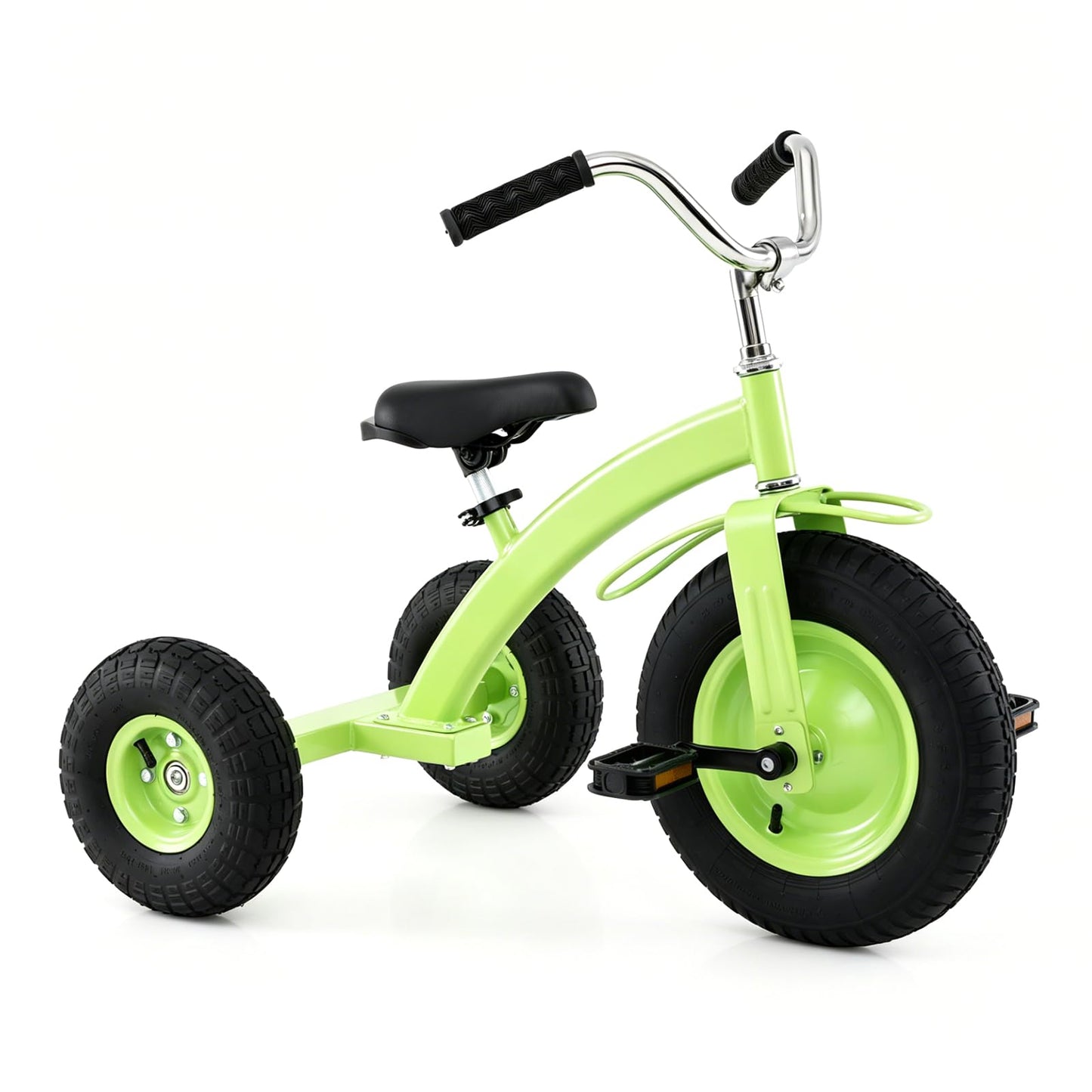 Kids Tricycle ( 84 x 55 x 68-77cm, without Storage Basket) | Carbon Steel Toddler Trike with Inflatable Rubber Tires