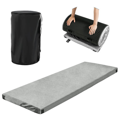 Waterproof Roll up Lightweight Memory Foam Camping Mattress with Carrying Bag