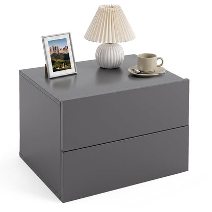 Floating Bedside Table, Small Wall Mounted Nightstand