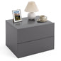 Floating Bedside Table, Small Wall Mounted Nightstand