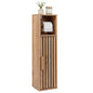 Slim Bathroom Cabinet, Freestanding Toilet Paper Holder