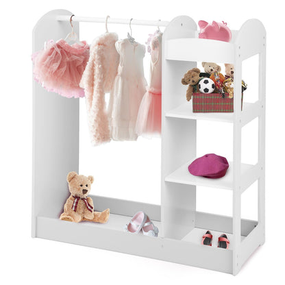 Kids Dress up Storage with Mirror