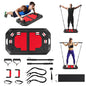 Fitness Equipment with Foldable Push-up Stand Elastic Resistance Bands