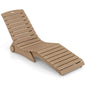 Ergonomic S Shape, up to 14.5-22cm of Water, Anti-Floating Outdoor Sunbed Tanning Seat
