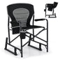 Outdoor Foldable Padded Rocker Camping Chair with Cup Holder