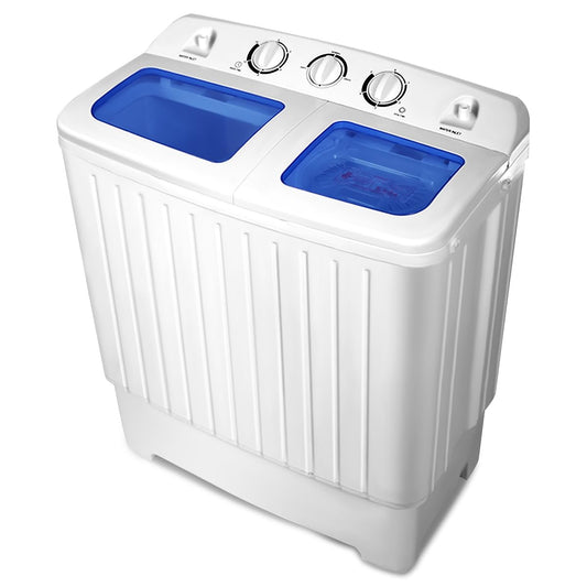 GiantexUK 8KG Compact Washing Machine and Spin Dryer Combo with Timer Control