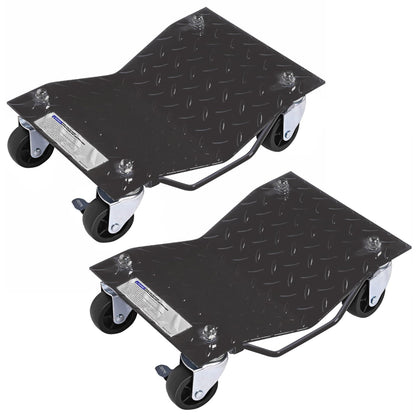 GiantexUK 24 Pack Tire Wheel Dollies, 1360/2720KG Heavy Duty Car Tire Skates Positioning Trolley with Wheels