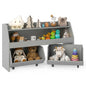Toy Storage Organizer Kids Bookcase Display Shelf