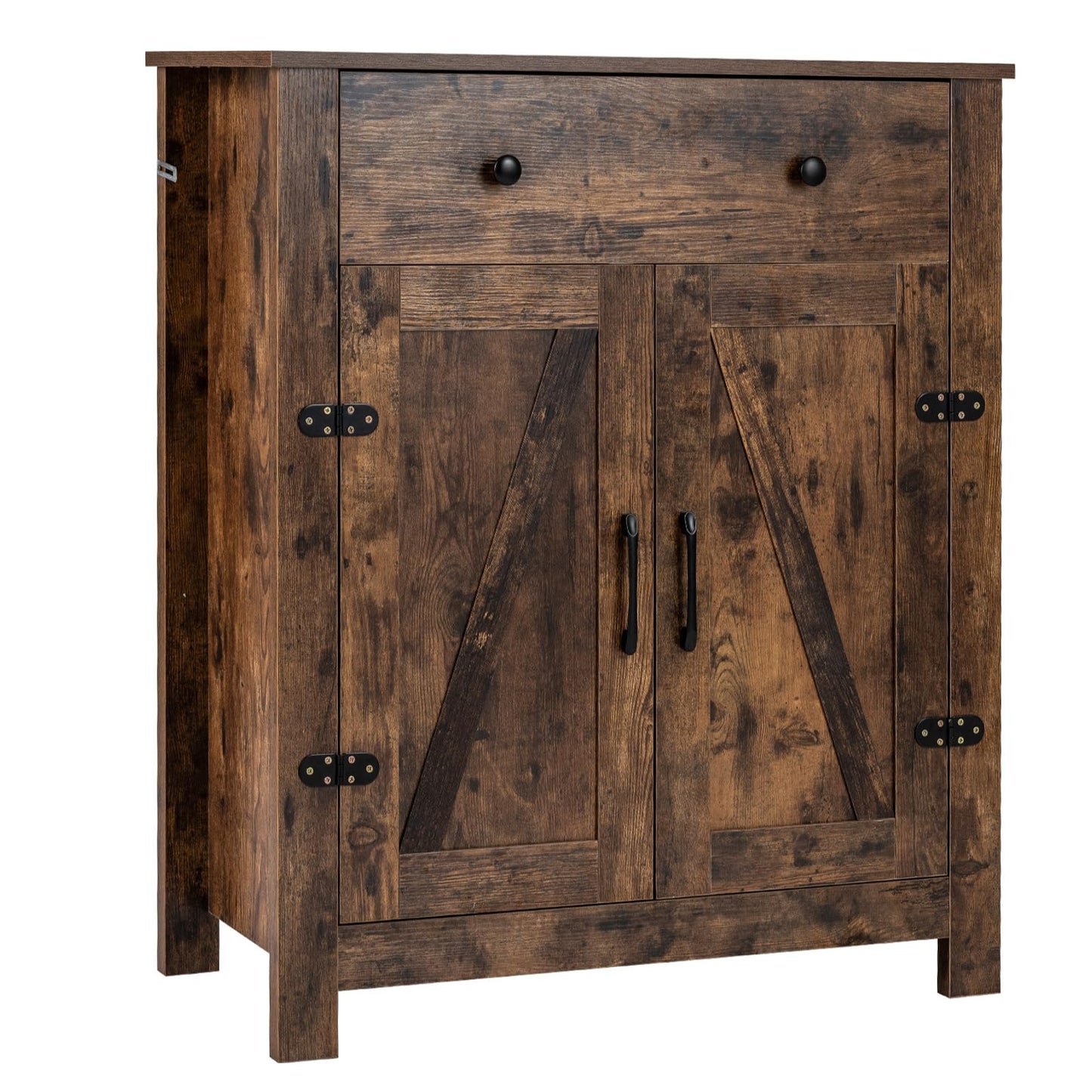 Storage Cabinet with Drawer & 2 Doors,80 x 40 x 92cm