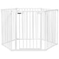 Metal Fire Guard Hearth Gates with Lockable Door