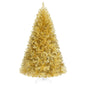 6FT Gold Artificial Christmas Tree, Hinged Xmas Pine Trees