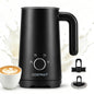 4-in-1 Electric Milk Frother and Steamer with 2 Whisks
