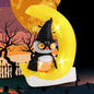 Outdoor Inflatable Halloween Decoration with LED Lights and Stakes