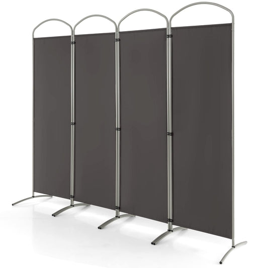 Giantex 4 Panel Folding Room Divider, Freestanding Wall Privacy Screen Protector (221 x 188cm)