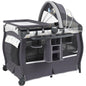 5 in 1 Portable Pack and Play with Bassinet and Mattress