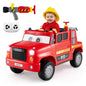 12V Ride on Fire Truck, Kids Electric Car with Remote Control