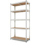 5 Tier Metal Shelving Unit with Adjustable Height for Garages