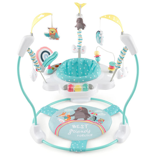 Height Adjustable Infant Activity Center with 360° Rotary Seat