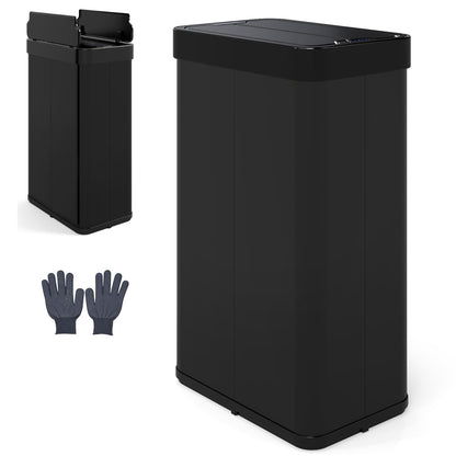 60L Automatic Kitchen Bin, Touchless Infrared Motion Sensor Waste Bin with Soft Closure Lid