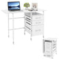 2-In-1 Folding Desk with 3 Drawers