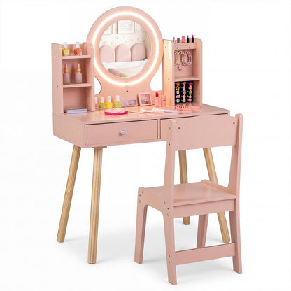 Kids Dressing Table, Girls Vanity Set
