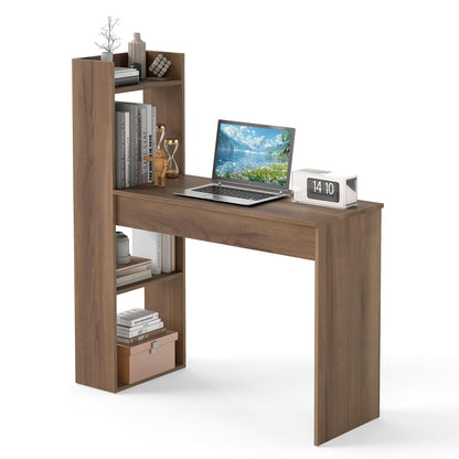 Home Office Desk with Bookshelf 110 CM Study Writing Table