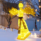 1.5 M Lighted Christmas Angel with 100 LED Lights and Zip Ties