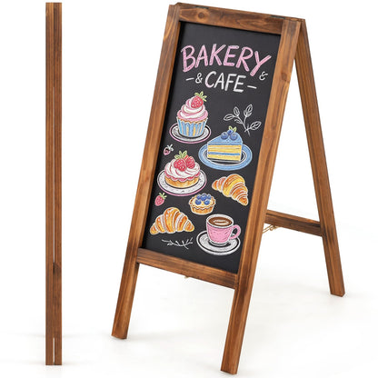 70 ×31 cm Foldable A-Frame Chalk Board Sign