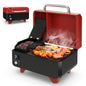 8-in-1 Portable Pellet Grill with Digital Control and Meat Probe for Backyard