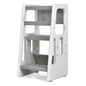 Height Adjustable Toddlers Kitchen Helper Stand with Double Safety Rails