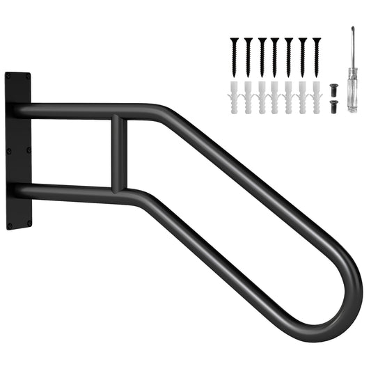 Giantex Handrail for Outdoor Steps Wall Mount Non-Slip Safety Railings for 1-3 Steps