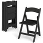 4 Pack Resin Folding Chairs, 500KG Static Load Dining Chairs