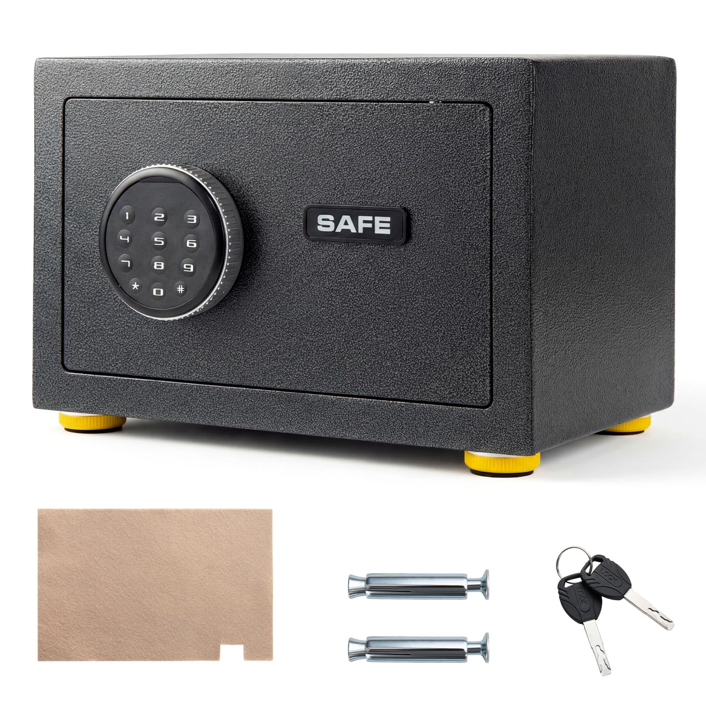 Security Safe Box, Electronic Safety Cabinet with Digital Keypad