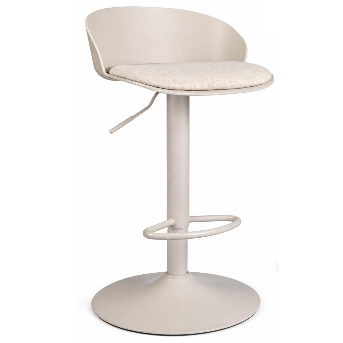 Swivel Bar Stools with Linen Seat