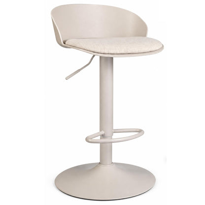 Swivel Bar Stools with Linen Seat